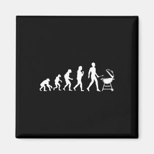Imán Evolución Del Diseño De Parrilladas De Man Bbq