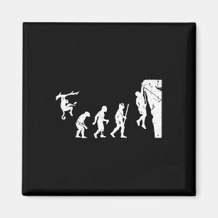 Imán Evolución del escalador de escalada en roca Boulde