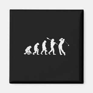 Imán Evolución del golfista - Papá Abuelo amante del go