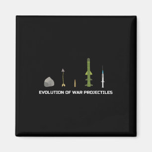 Imán Evolución Del Meme Antivacunación De Los Proyectil