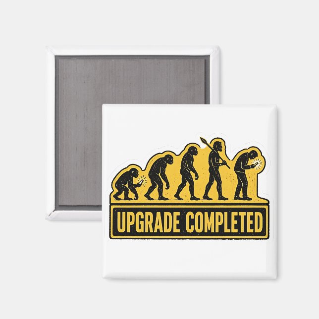 Imán Evolución Divertida Completada (Anverso/Reverso)