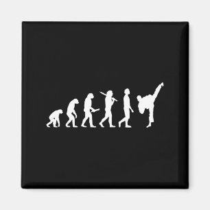 Imán Evolución divertida de karate taekwondo - Karateka