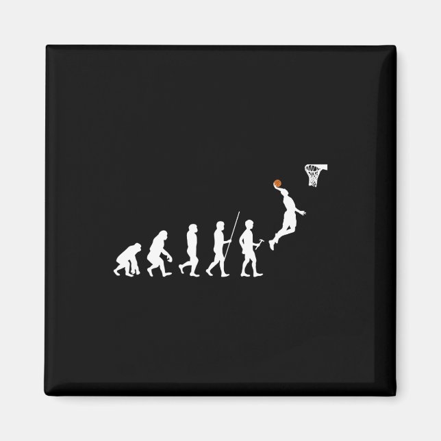 Imán Evolución humana Bysketbyll (Frente)