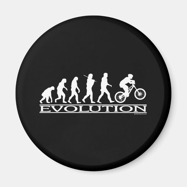 Imán Evolución - Mt Biking (Frente)