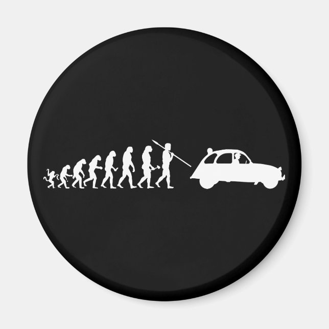 Imán Evolución Oldtimer 2CV (Frente)