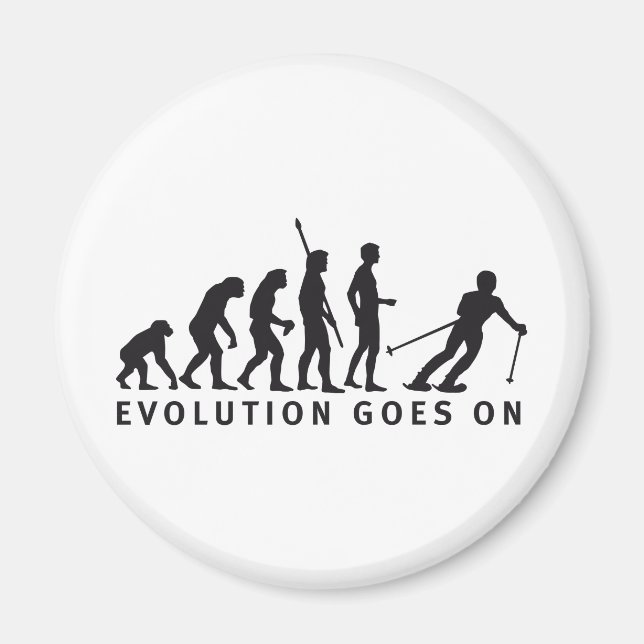 Imán evolution ski (Frente)