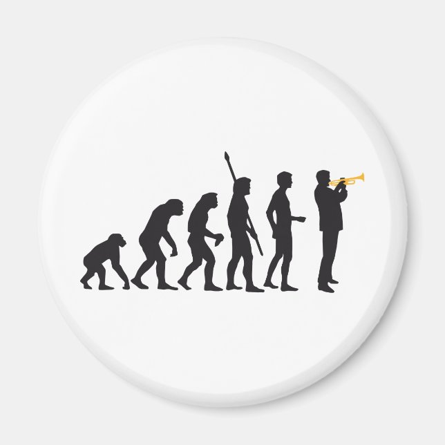 Imán evolution trumpet player (Frente)