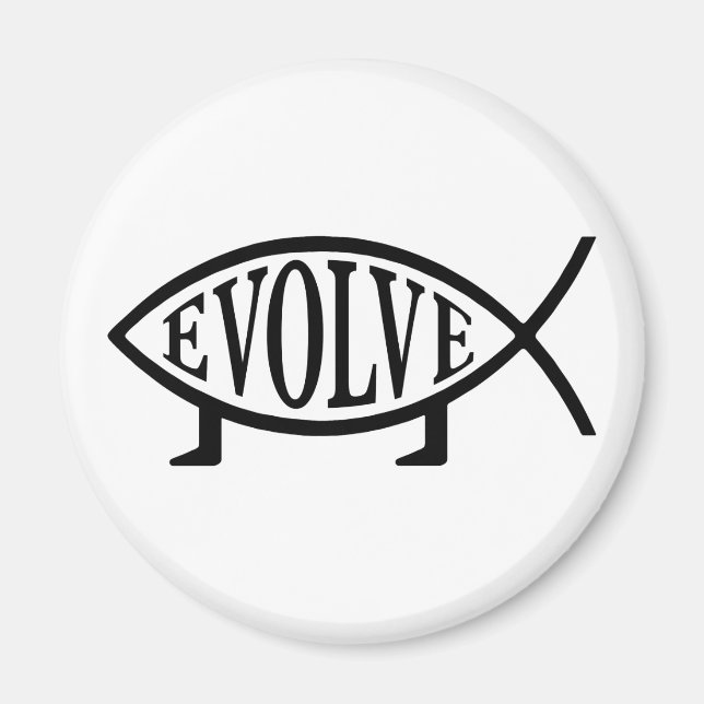 Imán Evolve Fish (Frente)