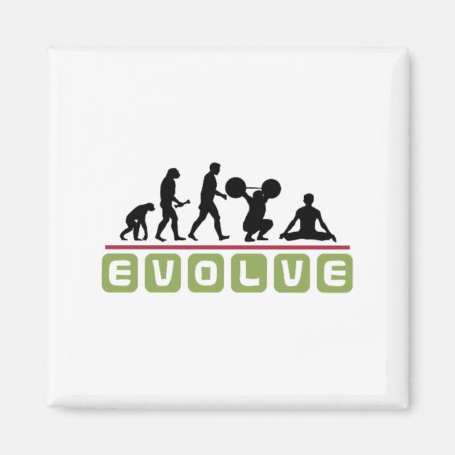 Imán Evolve Yoga (Frente)