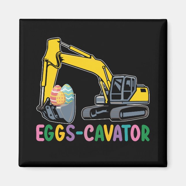 Imán Excavador de huevos de Pascua (Frente)