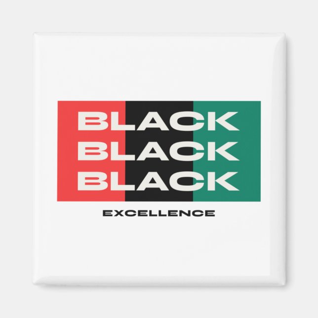 Imán Excelencia Negra (Frente)