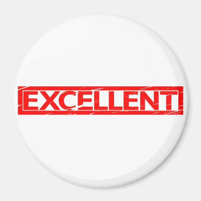 Imán Excelente sello (Frente)