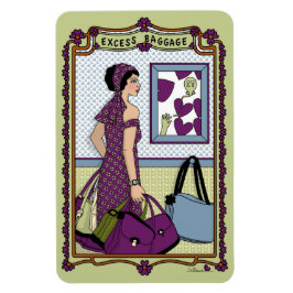 Imán Exceso de equipajes_A_4x6 Refrigerator Magnet