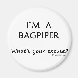 Imán Excusa de Bagpiper