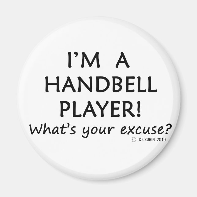 Imán Excusa del jugador de timbre (Frente)