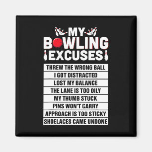 Imán Excusas De Bolos Graciosos De Strike And Smile Co