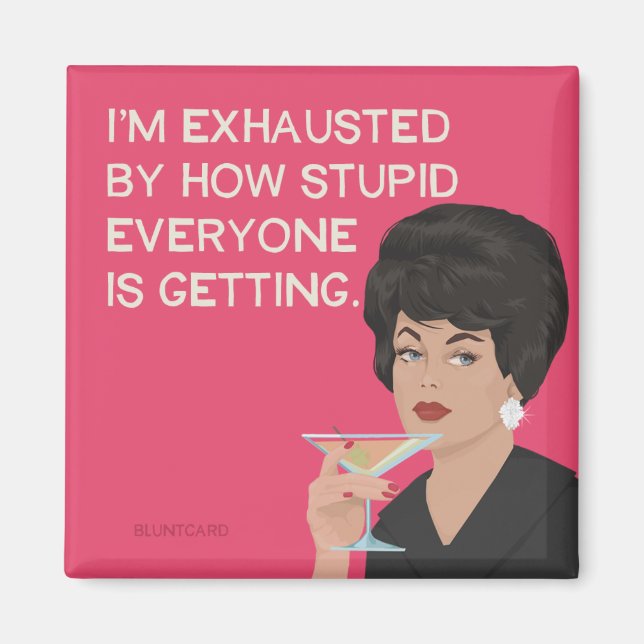 Imán ¡Exhausto! (Frente)