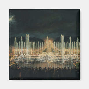 Imán Exhibición iluminada de la fuente