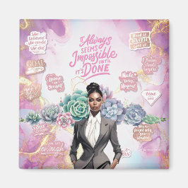 Imán Éxito empresarial y empoderamiento de la mujer