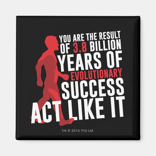 Imán Éxito evolutivo (Frente)