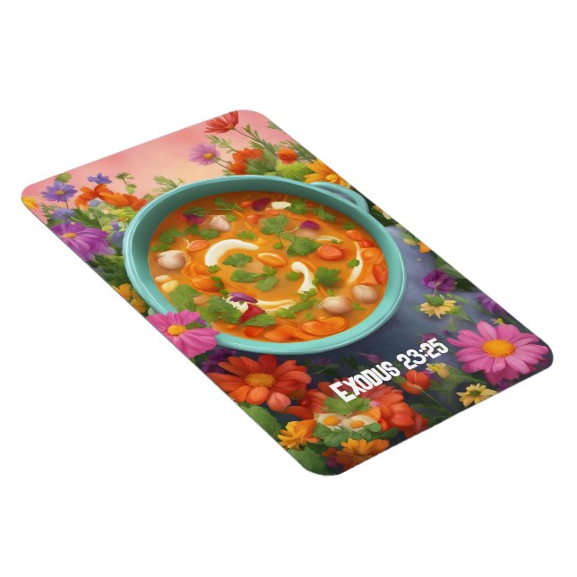 Imán Éxodo 23:25-imán (Lado Derecho)