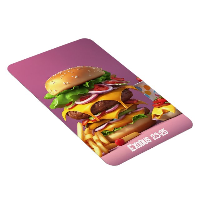 Imán Éxodo 23:25-imán (Lado Derecho)