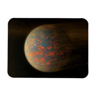 Imán Exoplanet 55 Cancri E Y Su Superficie Molten