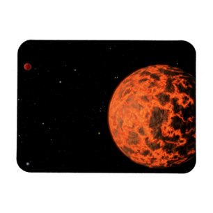 Imán Exoplanet Ucf-1.01 Orbitando Una Estrella Llamada