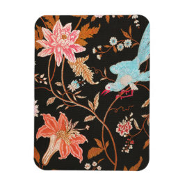Imán Exotic Asian Birds And Flowers