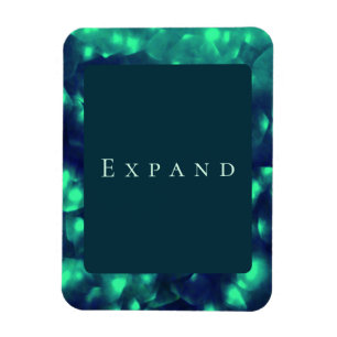 Imán "Expand" Customizable Message Photo Magnet