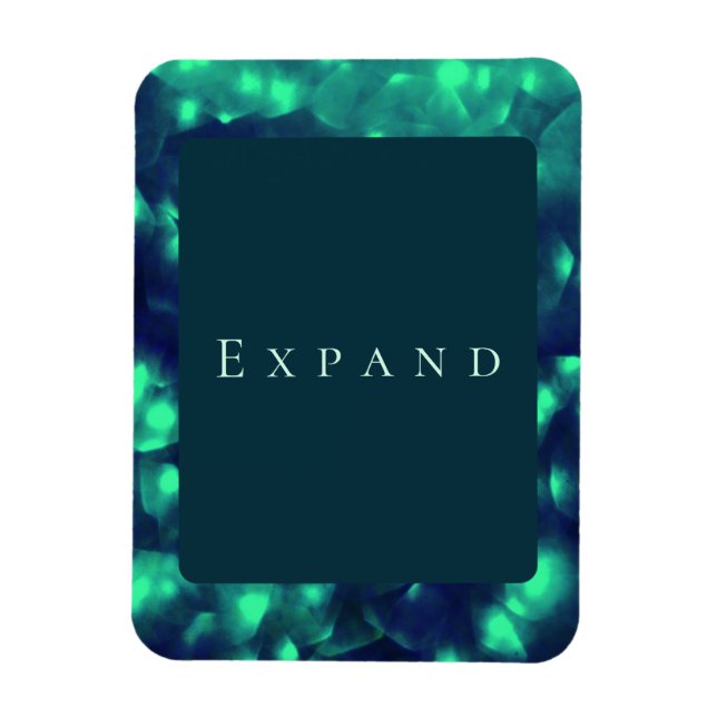 Imán "Expand" Customizable Message Photo Magnet (Vertical)