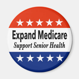 Imán Expandir Medicare para apoyar la salud de los adul