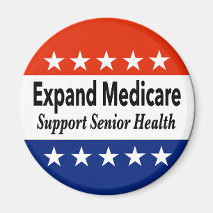 Imán Expandir Medicare para apoyar la salud de los adul