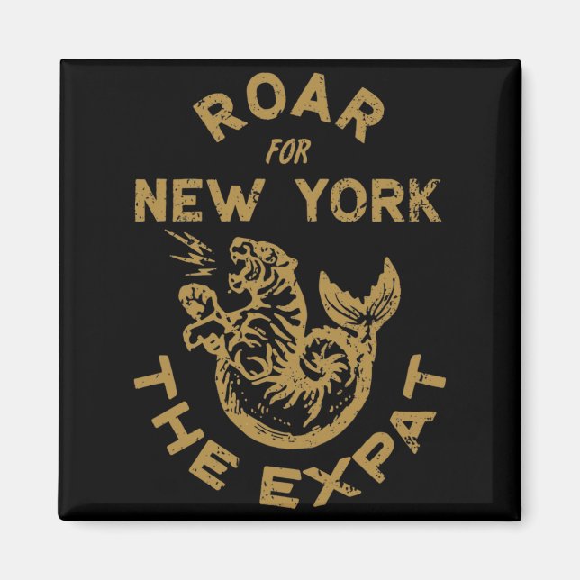 Imán Expat Roar For New York  (Frente)
