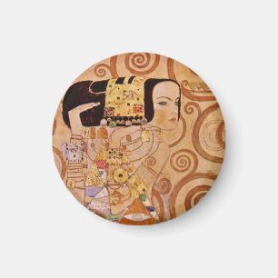 Imán Expectación de Klimt Arte Nouveau Victoriano Antig