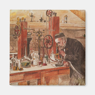 Imán Experimentación de Louis Pasteur