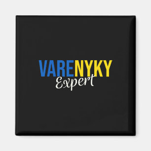 Imán Experto en Varenyky Apoyo Bandera de Ucrania Amor
