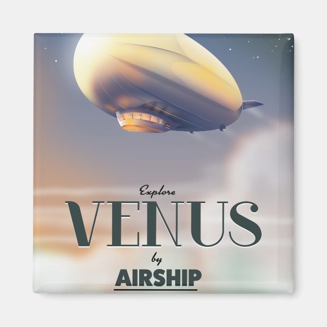 Imán Explora Venus en Dirigible (Frente)