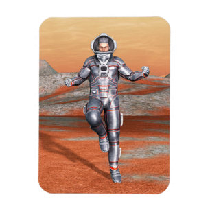 Imán Explorador de Marte Astronauta Arte de Planeta Ali