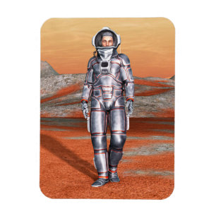 Imán Explorador de Marte Astronauta Arte de Planeta Ali