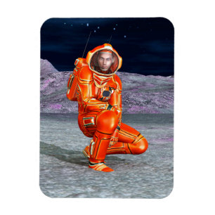 Imán Explorador de Marte Astronauta Arte de Planeta Ali