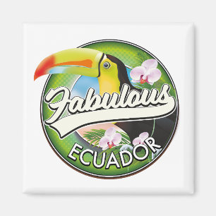 Imán Explorar el fabuloso logo de Ecuador