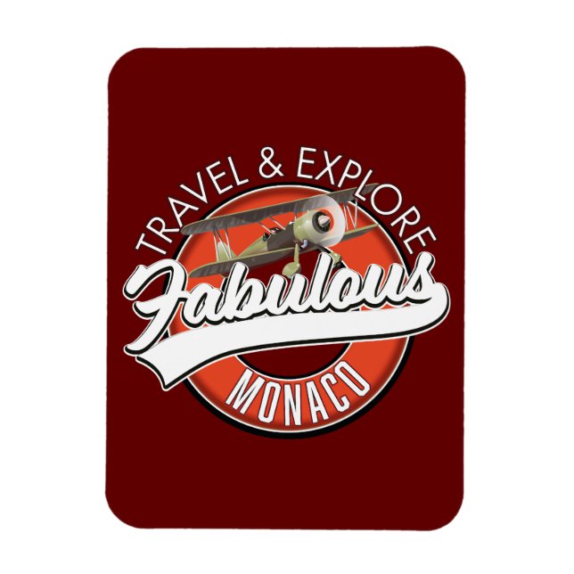 Imán explorar el fabuloso logo de Mónaco (Vertical)