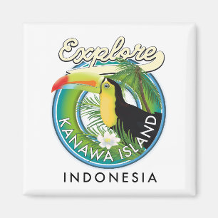 Imán explorar la isla kanawa indonesia