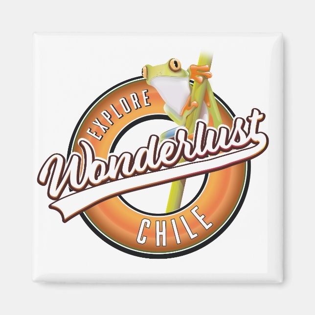 Imán explorar la maravilla de Chile (Frente)