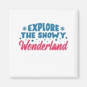 Imán Explore the Snowy Wonderland