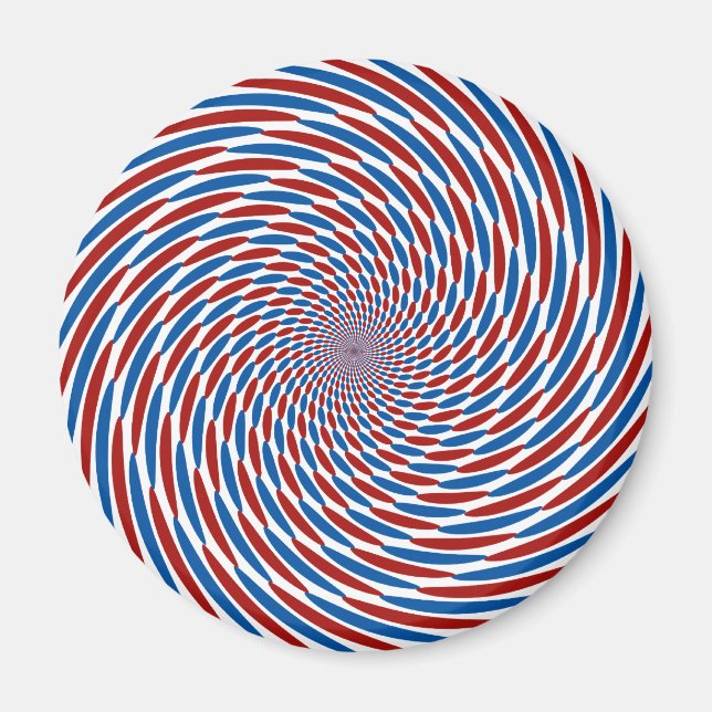 Imán Explosión de ilusión espiral (Frente)