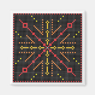 Imán Explosión roja de la estrella