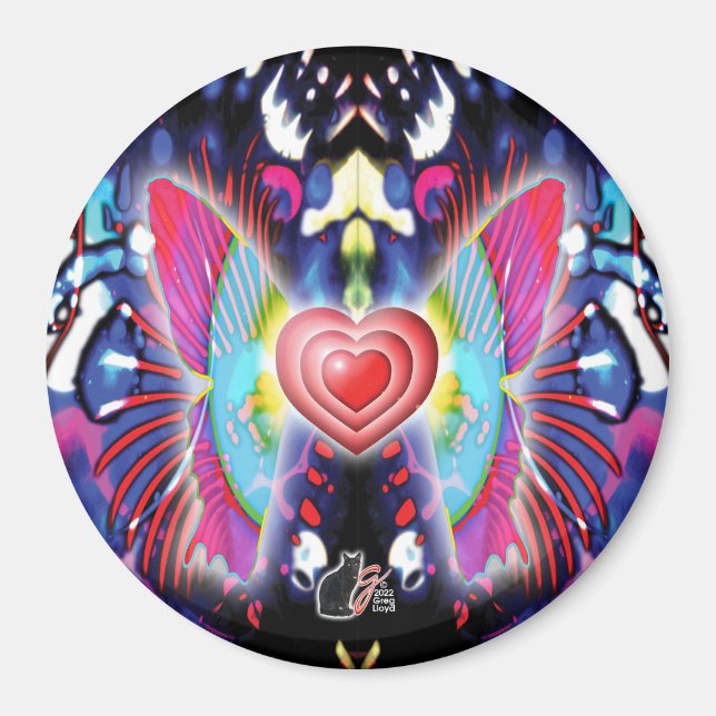 Imán Explosiones de fuegos artificiales (Frente)