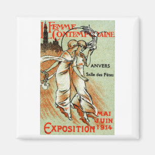 Imán Expo de la Mujer Moderna de 1914